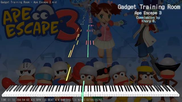 【MIDI】Ape Escape 3「Gadget Training Room」 смотреть онлайн