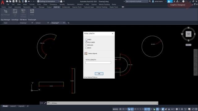 إضافة أداه مهمة جدا حساب إجمالى الأطوال فى رسومات الأتوكاد | Autocad plugins смотреть онлайн