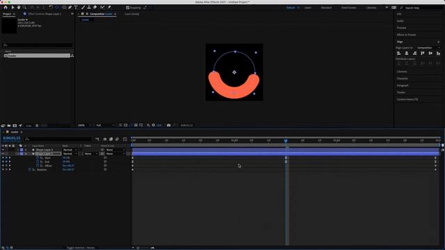 How to create a simple LOADER ANIMATION with Adobe after effects? смотреть онлайн