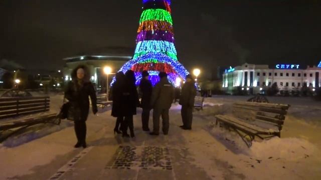 Центральная ёлка Казани 2015 в Парке Тысячелетия смотреть онлайн