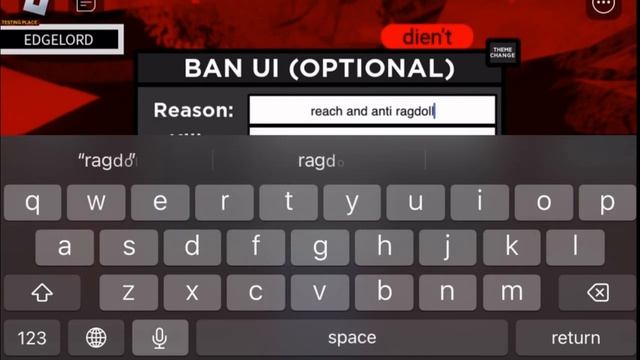 Ban UI Showcase (Slap Battles Killstreak Remake) смотреть онлайн