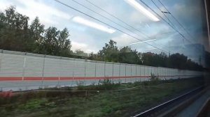 #МЦД Москва из окна поезда перегон Новодачная-Долгопрудная