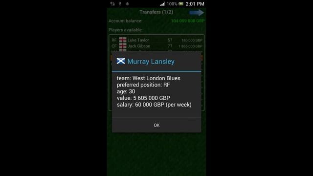 True Football - football manager for Android (promo) смотреть онлайн