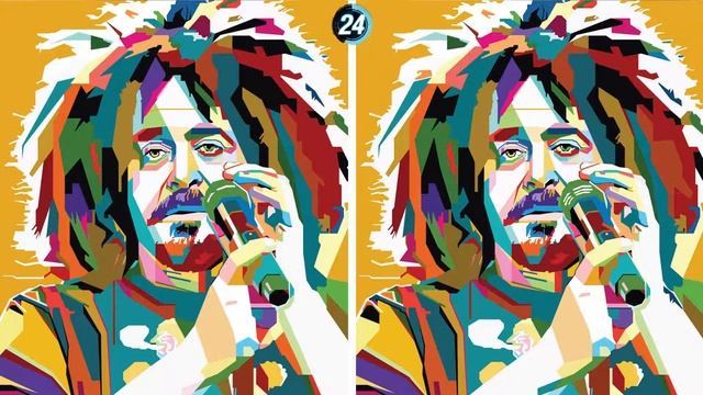 You Have 60 Seconds Time To Find 10 Differences Between Two Abstract Portrait Pictures - HARD смотреть онлайн