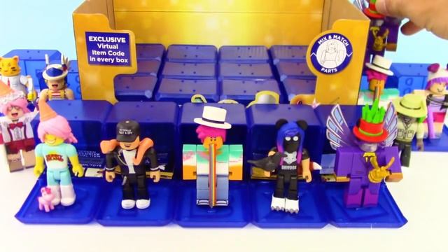 NEW ROBLOX Celebrity Series 2 FULL BOX Blue Mystery Boxes Opening Toy Review | Trusty Toy Channel смотреть онлайн