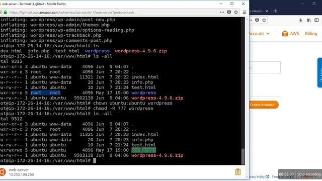 How to Install WordPress Website on Amazon Lightsail Part 7 смотреть онлайн