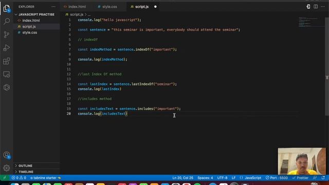 String Methods in JavaScript | JavaScript Tutorial | Tutort Academy смотреть онлайн