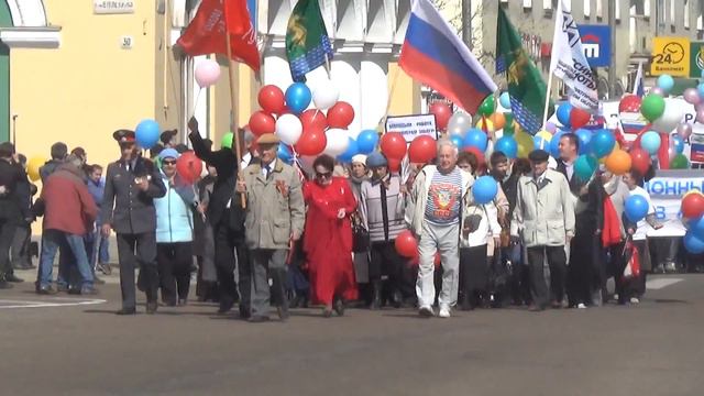 "РОССИЙСКИЕ ПАТРИОТЫ" И СОВЕТ ВЕТЕРАНОВ, ДЕМОНСТРАЦИЯ 1 МАЯ 2016 Г. смотреть онлайн
