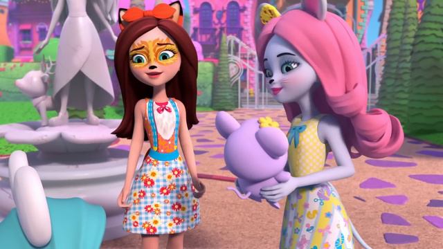 Enchantimals City Tails Main Street | Baby Besties Day Out! | Ep. 4 смотреть онлайн