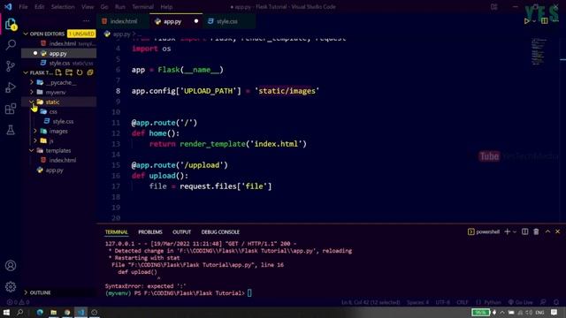 Python Flask Malayalam Tutorial | File Upload | PART-7 смотреть онлайн