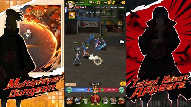 Ninja Battle Decisive Victory Gameplay - Naruto Idle RPG Android Game смотреть онлайн