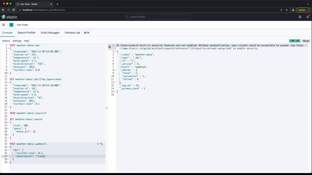Updating documents in Elasticsearch/OpenSearch смотреть онлайн