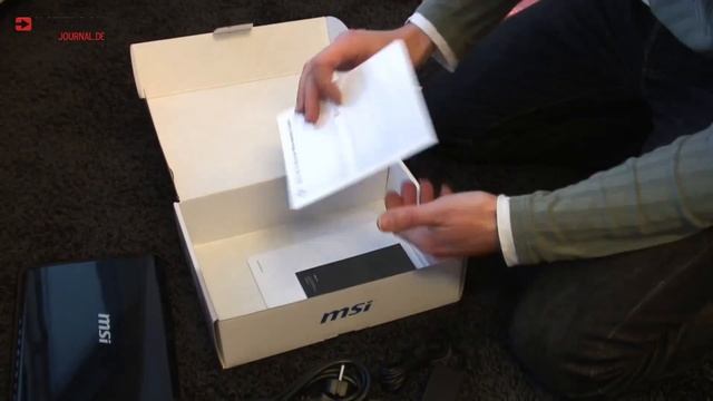 MSI Wind U135 (unboxing) - Notebookjournal.de
