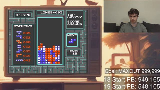 Maxout Attempts NES Tetris смотреть онлайн