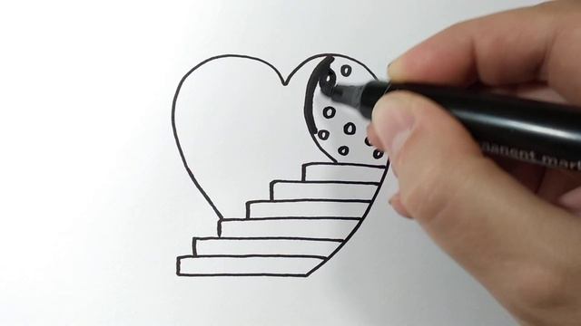 Как нарисовать ПРОСТОЙ РИСУНОК, Простые рисунки смотреть онлайн