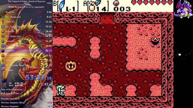 [old] The Legend of Zelda: Oracle of Seasons Any% speedrun in 1:43:13 смотреть онлайн