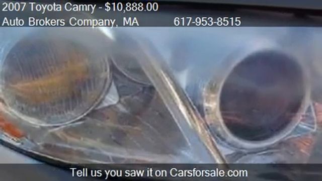 2007 Toyota Camry CE 5-Spd MT - for sale in Somerville, MA 0 смотреть онлайн