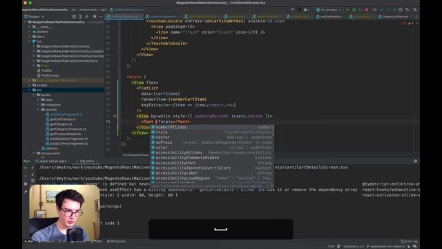 #34 - Add Cart Details UI | React Native open-source eCommerce App смотреть онлайн