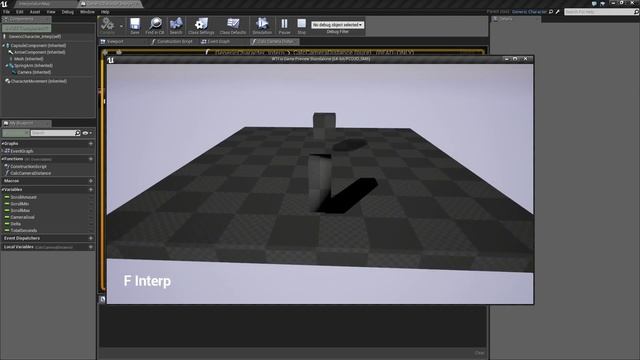 Interpolation - Finterp Nodes in Unreal Engine 4 смотреть онлайн