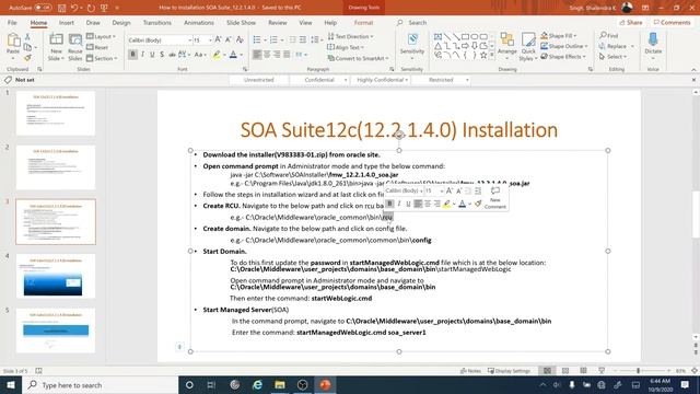 How to Install SOA Suite 12c(12.2.1.4.0) on Windows 10 смотреть онлайн