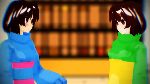 [MMD × Undertale] Press This Button смотреть онлайн