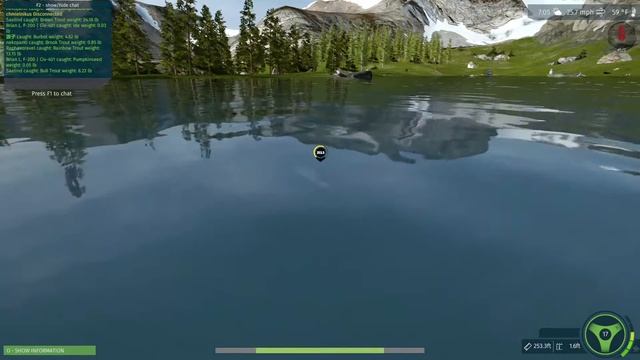 Zen Fishing With UltimateFishingSimulator @ Betty Lake.  Big Rainbow Trout.