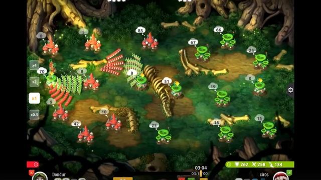Mushroom Wars 2. Гайд по успешной игре. Разбор реплея. Аналитика ошибок. Видео 1 смотреть онлайн