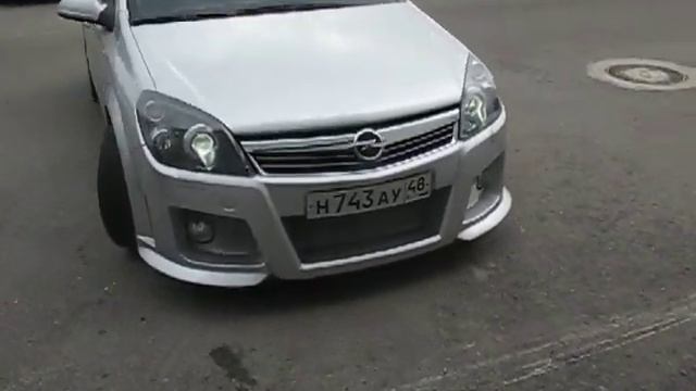 Opel ASTRA передний бампер IRMSHER.avi смотреть онлайн