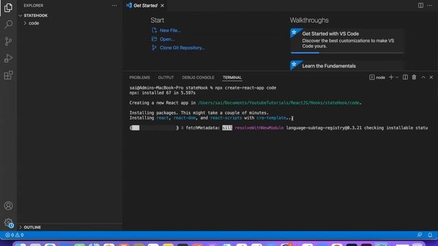 React JS Tutorial | React Code Setup with npx | React Code Setup in Telugu смотреть онлайн