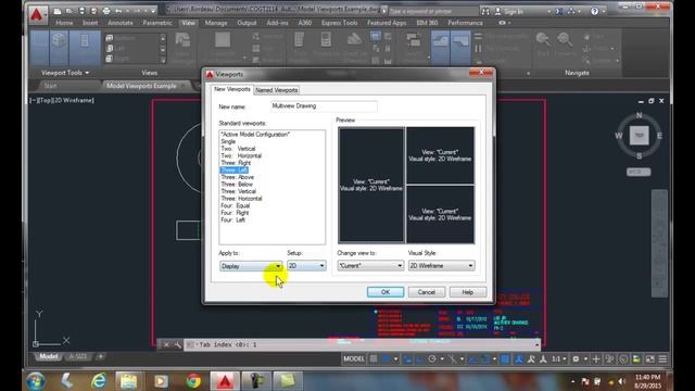 AutoCAD I 06-23 Configuring Model Viewports смотреть онлайн