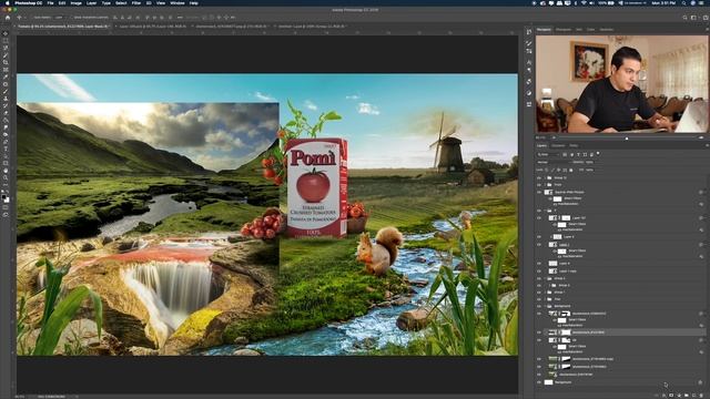Learn how to make Ketchup Flat Advertising Synthesis on Photoshop смотреть онлайн