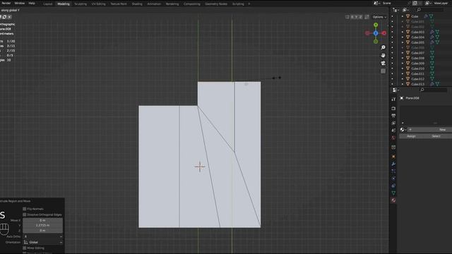 Как с трех полигонов сделать четыри в Blender смотреть онлайн