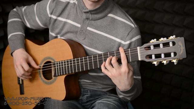 Классическая гитара SIGMA CMC-STE (электроакустика с нейлоновыми струнами) смотреть онлайн
