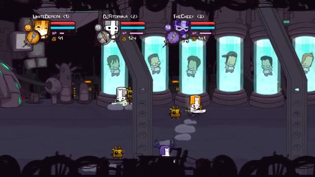 Alien attack - Castle Crashers part 11 w/ TheCheef, WhiteDemon and DJ смотреть онлайн