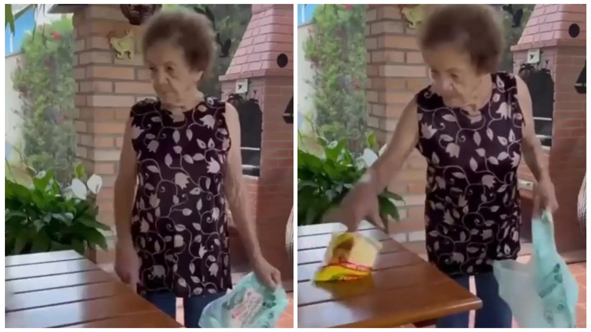 Когда отправил бабулю в супермаркет