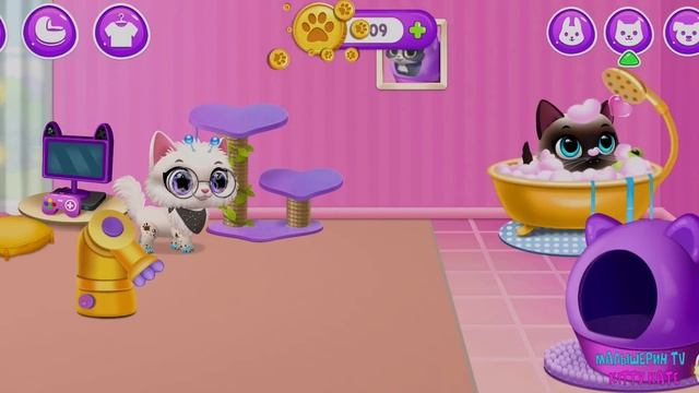 ?МИЛЫЕ МАЛЫШИ ПИТОМЦЫ?Зайчик, котята и щенята Малыши FLOOF смотреть онлайн