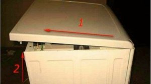 Как снять верхнюю крышку стиральной машины Атлант