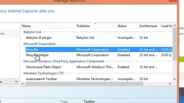 How To Disable Bing Toolbar In Internet Explorer смотреть онлайн
