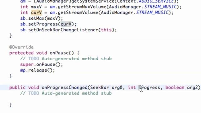 Android Developing Applications Tutorial 193 Changing the Volume with a SeekBar смотреть онлайн