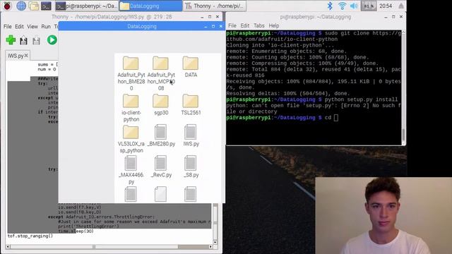 19 | Indoor Weather Station | Streaming Raspberry Pi IOT Data Real-Time Online Via Adafruit IO смотреть онлайн