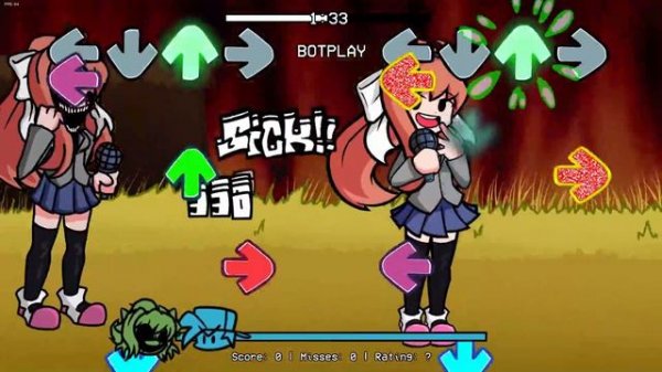 FNF Run Monika.EXE + Run Monika - Confronting Yourself But Monika.EXE And Monika