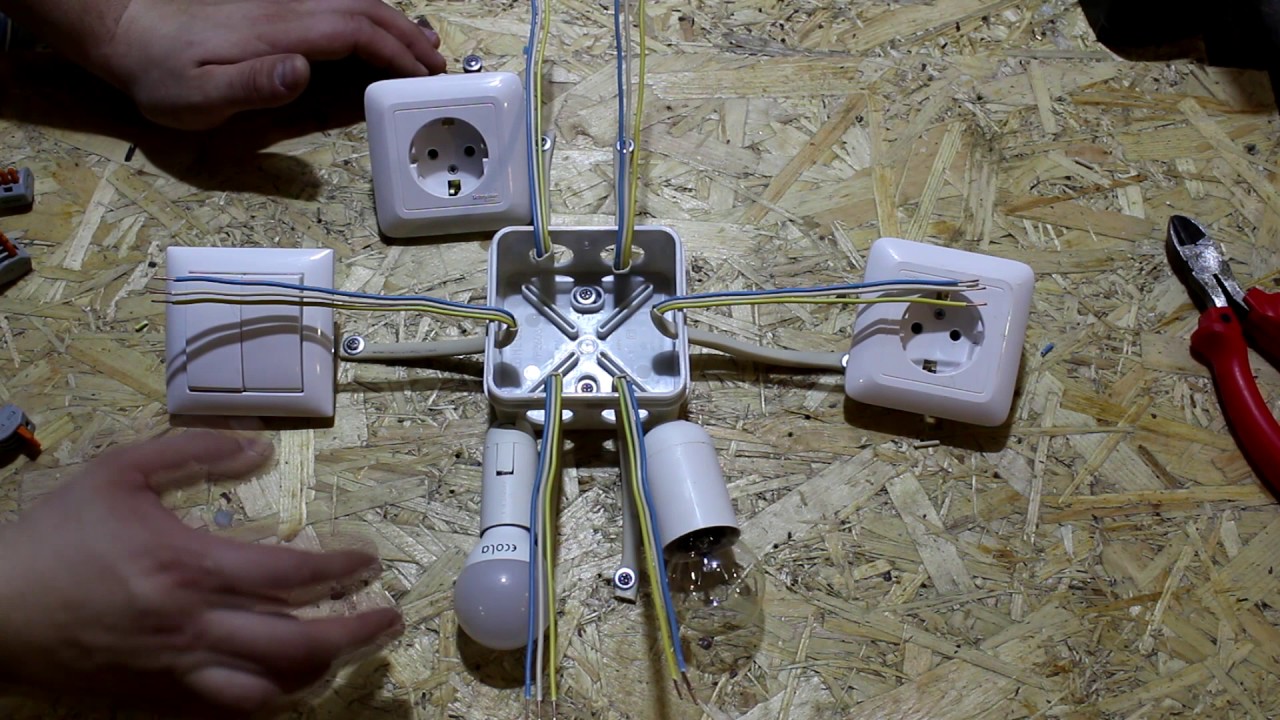 Сборка распределительной коробки. смотреть онлайн