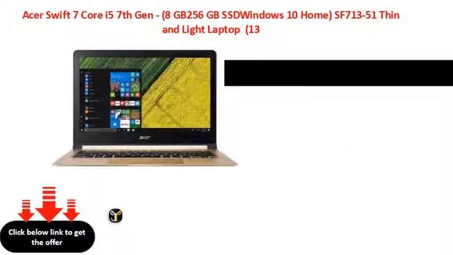 Acer Swift 7 Core i5 7th Gen - (8 GB256 GB SSDWindows 10 Home) SF713-51 Thin and Light Laptop (13 смотреть онлайн