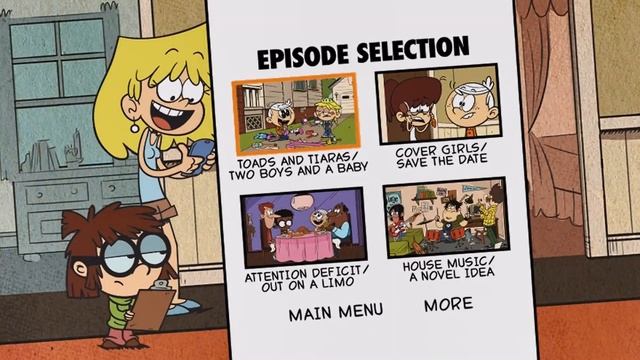 The Loud House: It Gets Louder Season 1 Volume 2 Disc 1 Opening And Menu Walkthrough