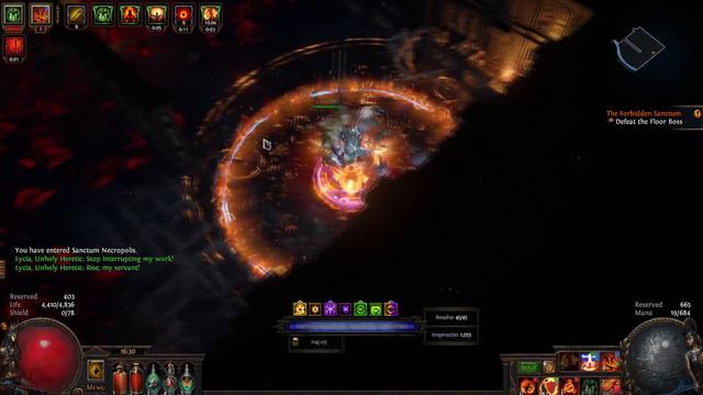 Lycia, Unholy Heretic Fight As RF - Path of Exile: The Forbidden Sanctum смотреть онлайн