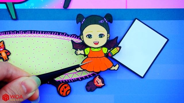 WOW! Best Friends EVOLUTION - Rich Squid Game Doll and Poor Soldier | Paper Dolls Story Animation смотреть онлайн
