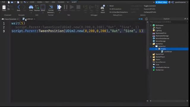 How to Change the Position and Size of a GUI with Script in Roblox Studio! смотреть онлайн