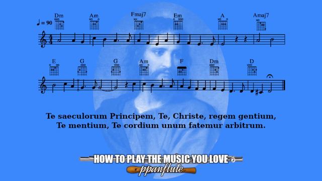 Jesu Rex admirabilis (CATHOLIC SHEET MUSIC, LYRICS & GUITAR CHORDS) (Flute/Recorder Cover) смотреть онлайн