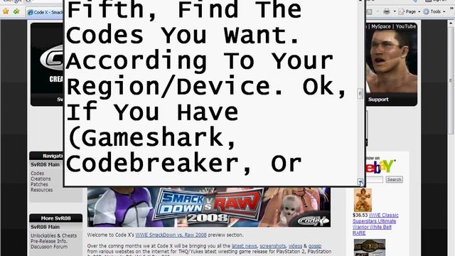 Hacking Tutoriol (Smackdown vs. RAW 2008) смотреть онлайн