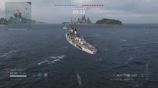 Meet The KUTUZOV! Tier 7 Russian Cruiser (World of Warships Legends Xbox One X) 4k смотреть онлайн